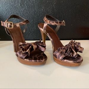 Gianni Bini Leopard Print High Heels